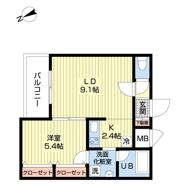 レガーロ旭町の間取り