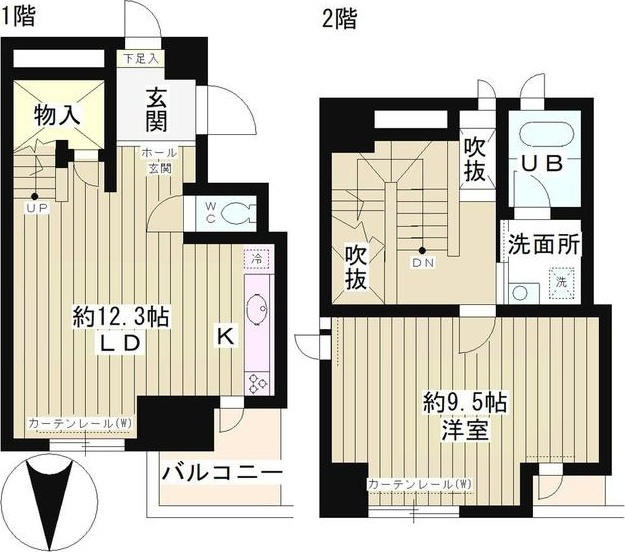 ツインビュー御茶の水の間取り