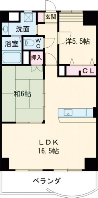 アヴァンセ陣原駅前の間取り