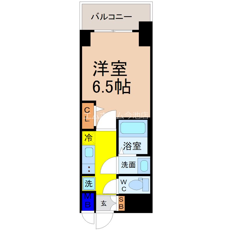 プレサンス広小路通今池の間取り