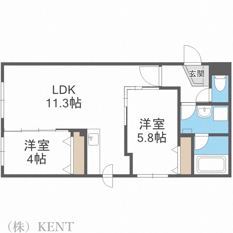 Ｂａｌｂｏｎｉ表参道の間取り