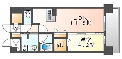 リヴィエール東白島の間取り