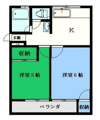 サンハイツみさとの間取り