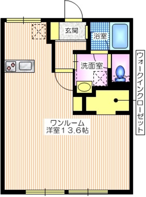 シティハイム　ラ・メールの間取り