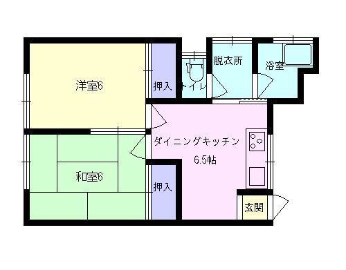 第二明和荘の間取り