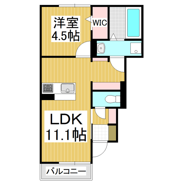 ＧＲＡＮＤ　Ｄ－ＲＯＯＭ高出Ｎ１２の間取り