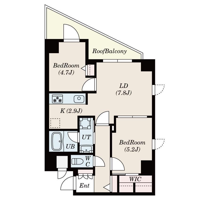 S-RESIDENCE大森bresaの間取り