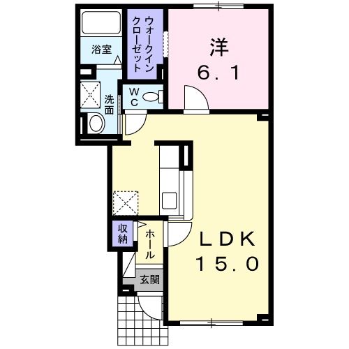 ブリッジ　１３の間取り