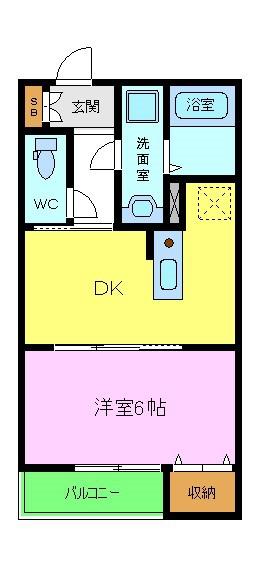 リビングライフ諏訪ノ森の間取り