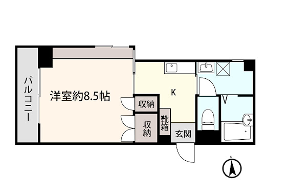 アシスト第3金沢マンションの間取り