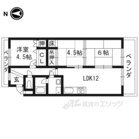 ソシアル大山崎の間取り