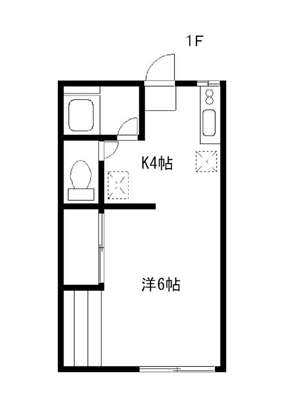 北村ハイツの間取り