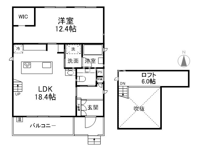 CASA松ヶ崎の間取り