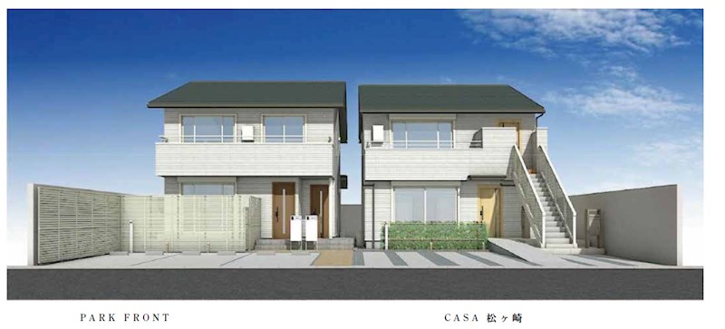 CASA松ヶ崎の建物外観