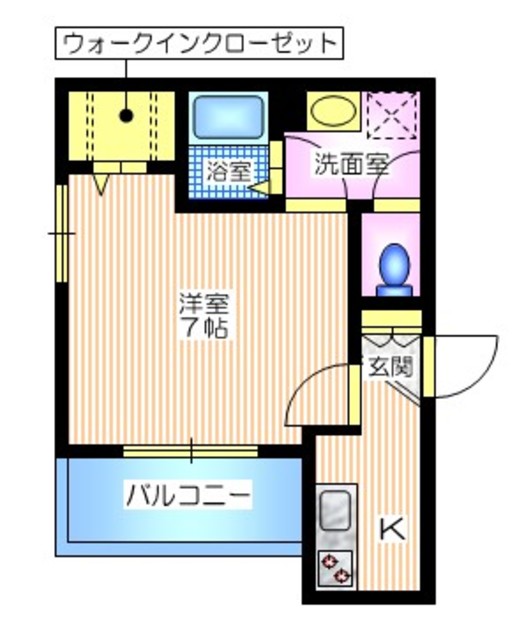 【藤沢市片瀬海岸のマンションの間取り】