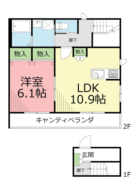 メルヴェーユ鵠沼の間取り