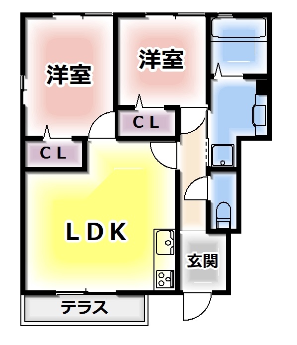 コンフォート大伴の間取り