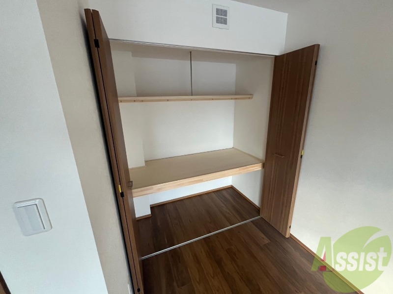 収納　収納もバッチリあるのでお部屋が片付きますよ！