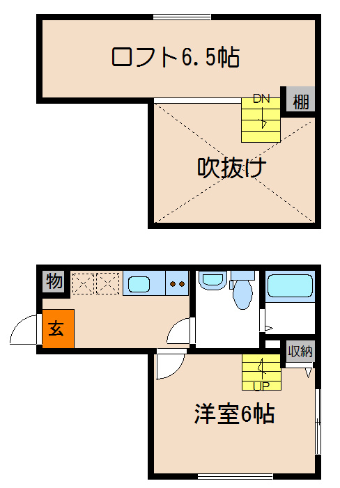 ロフティ盧山寺千本の間取り