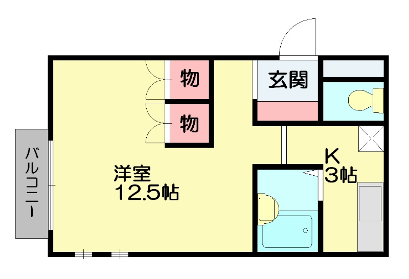 糟屋郡志免町別府のマンションの間取り