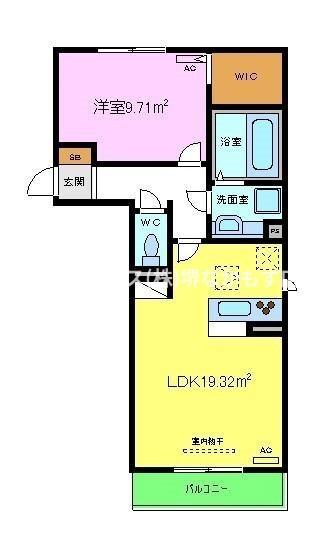 プルメリアの間取り