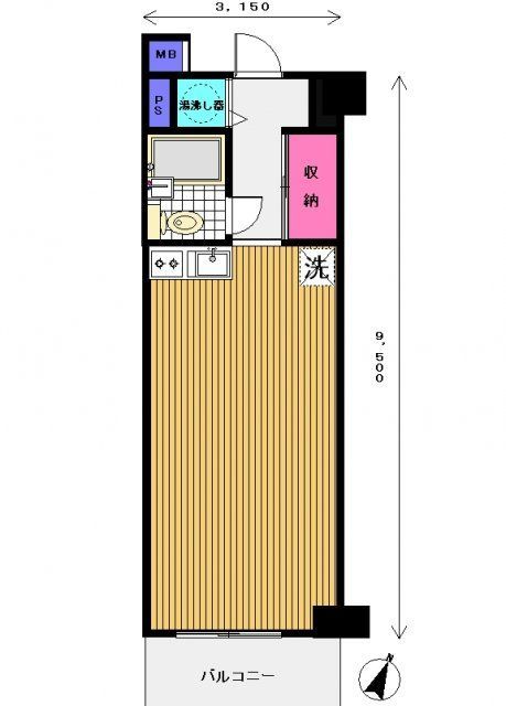 パールマンションの間取り