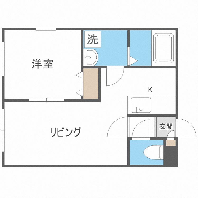 サンテラスＫｅｉの間取り