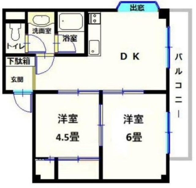 シェリーメゾンオジマの間取り