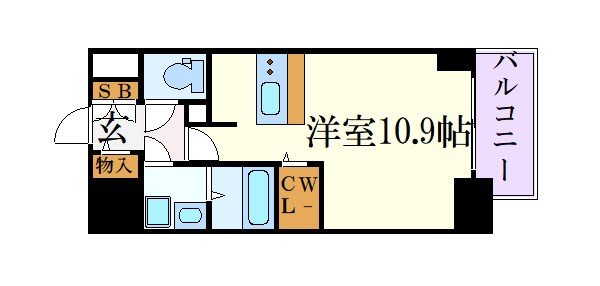 プレサンス池下トレスの間取り