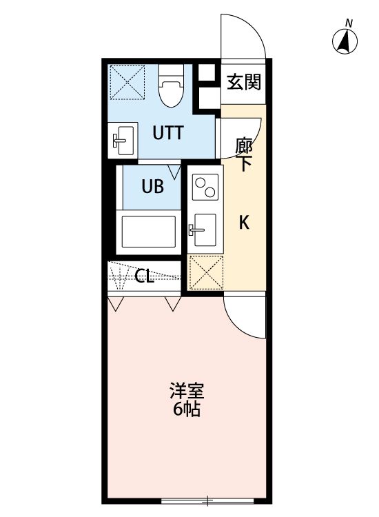 ララフラッツ　柏　藤心の間取り