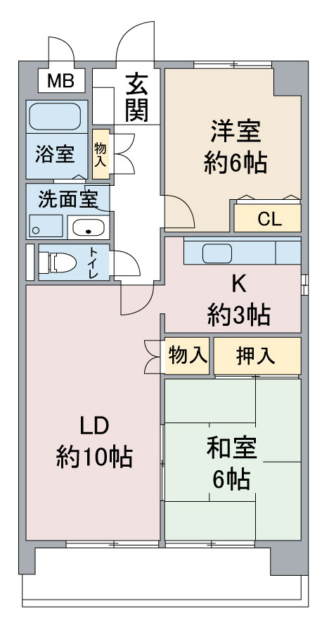 【スカイアークビルの間取り】