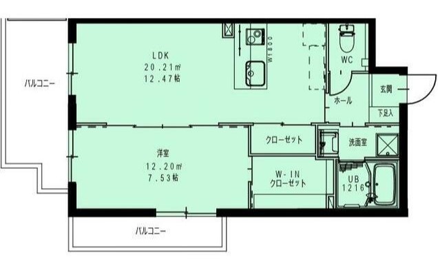 さいたま市北区宮原町のマンションの間取り