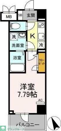 江戸川区船堀のマンションの間取り