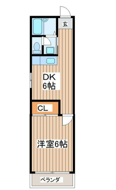 江東区亀戸のマンションの間取り