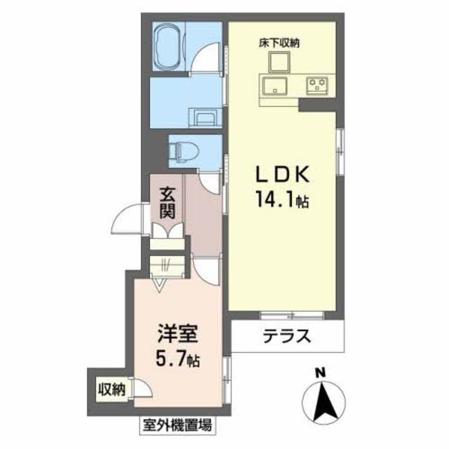 シャーメゾンハピネス参番館の間取り