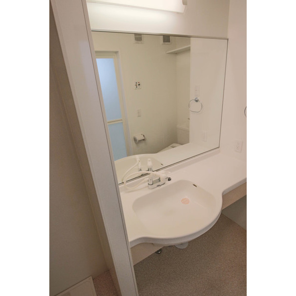 洗面設備　同じ建物の別のお部屋