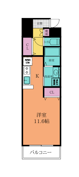 プレジールの間取り