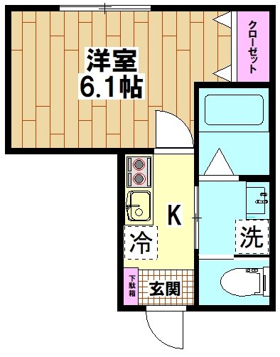 ヴィラ坂下町の間取り写真