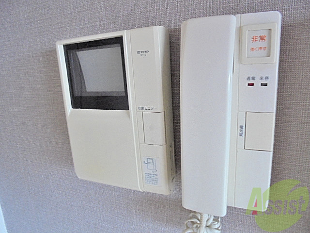 その他設備　モニター付きインターホンで来客時にもお顔が見れて安心して対応