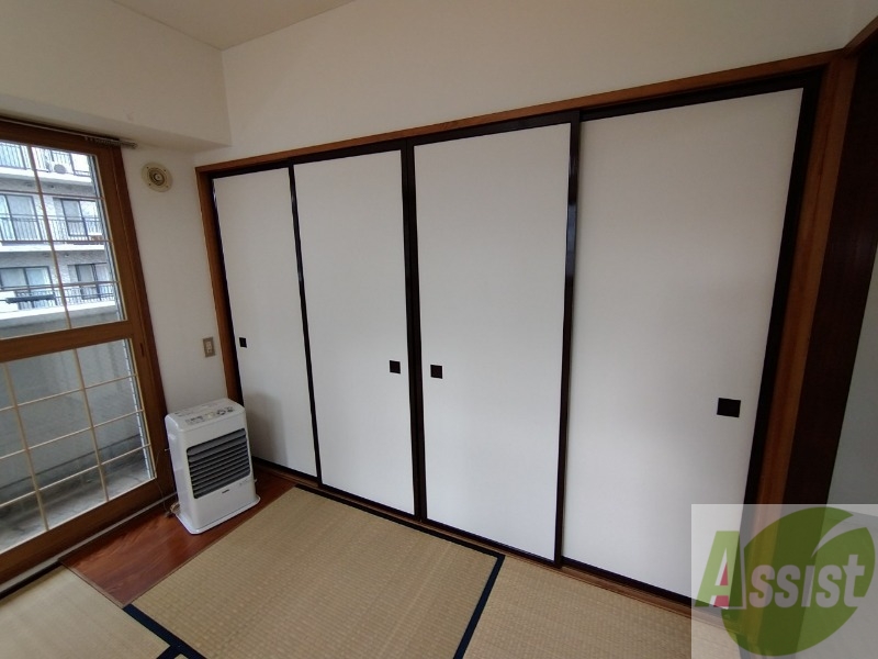 収納　押入です。和室はやっぱり落ち着きがありますね。