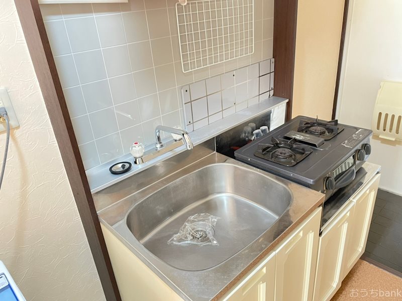 キッチン　キッチンはガスコンロつきです
