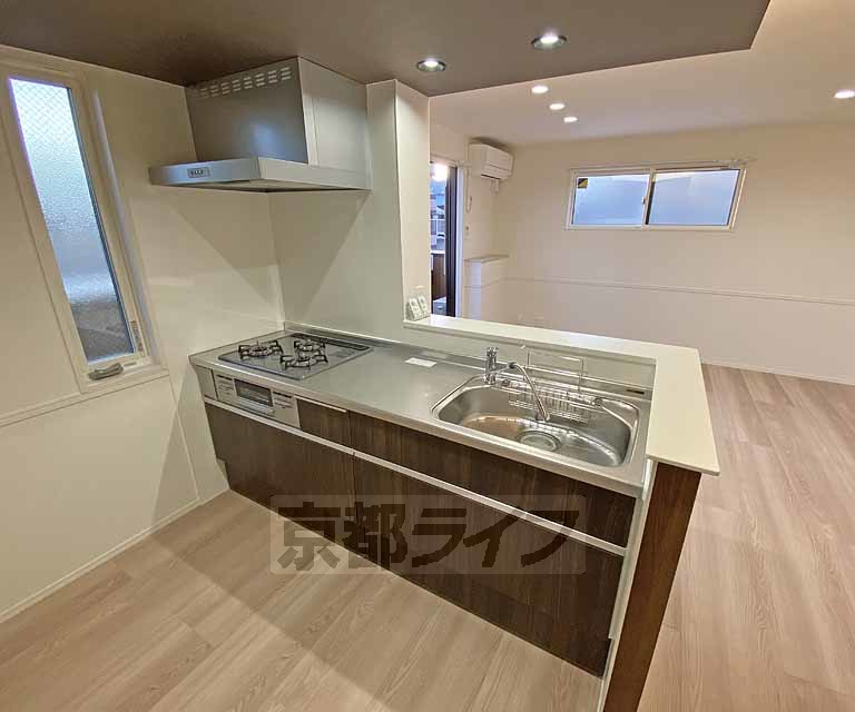 キッチン　解放感のあるカウンターキッチンです。