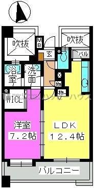 ＪＲ鹿児島本線 福工大前駅 徒歩10分 10階建 築22年の間取り写真