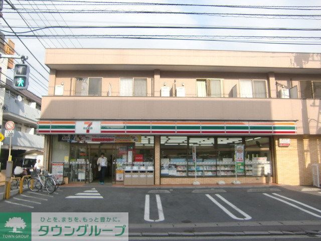 コンビニ　セブンイレブン南八幡店（コンビニ）まで80m