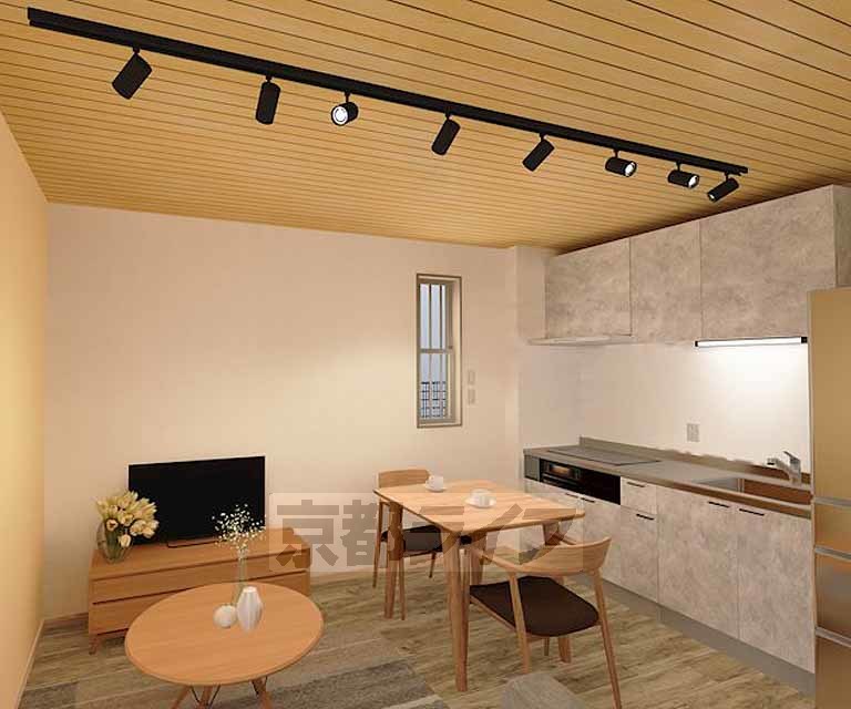 居室・リビング　家具家電等はＣＧ加工です。