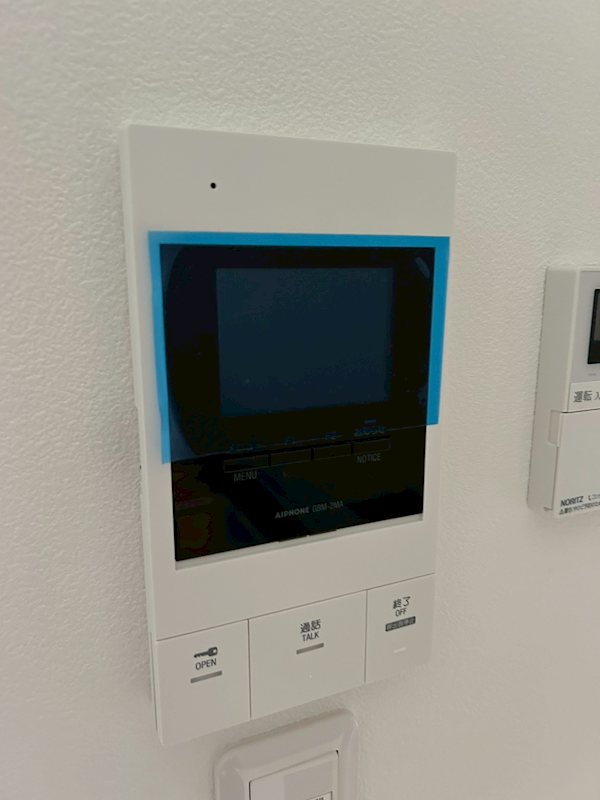 セキュリティ　来訪者をカメラで確認できるので女性の方にも安心