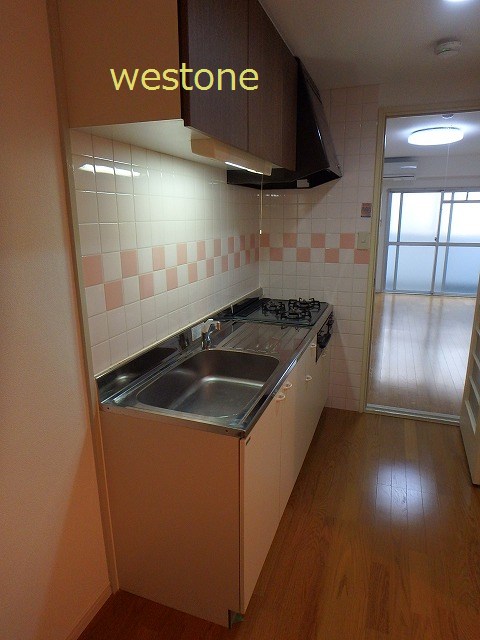 キッチン　2口ガスコンロシステムキッチン