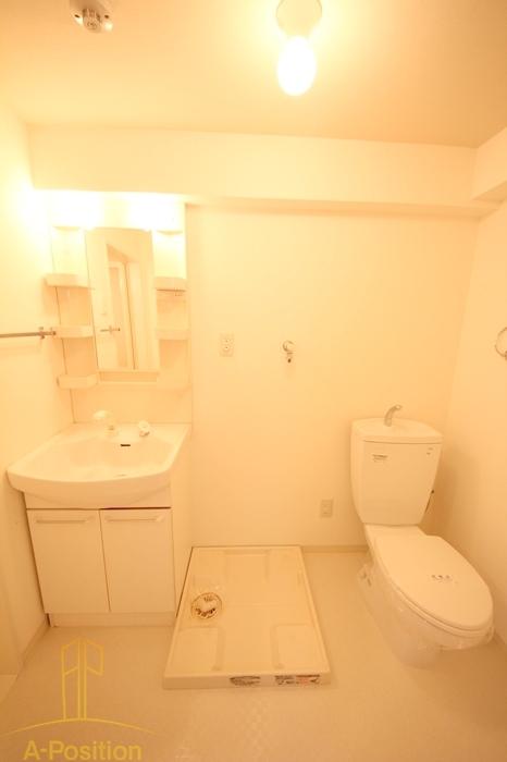 洗面設備　オープンドア福島　デザイナーズマンション