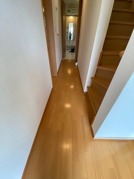 玄関　玄関から見た室内