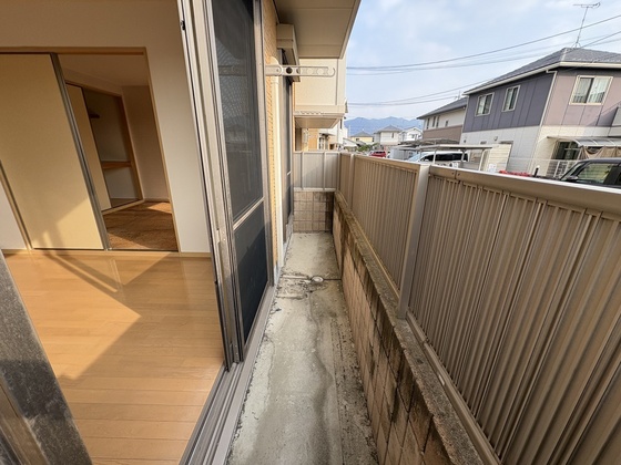 バルコニー　※別部屋の写真です